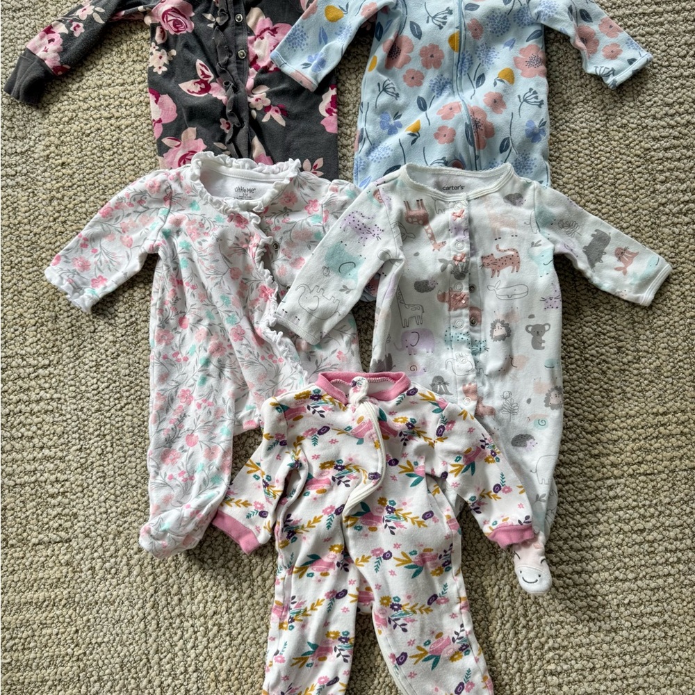 Baby Girl 0-3m Pajamas